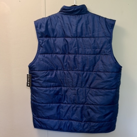Men's Navy Quilted Vest - Picture 7 of 9